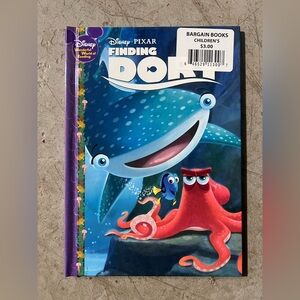 Disney Finding Dory Kids Book - Blue and Purple